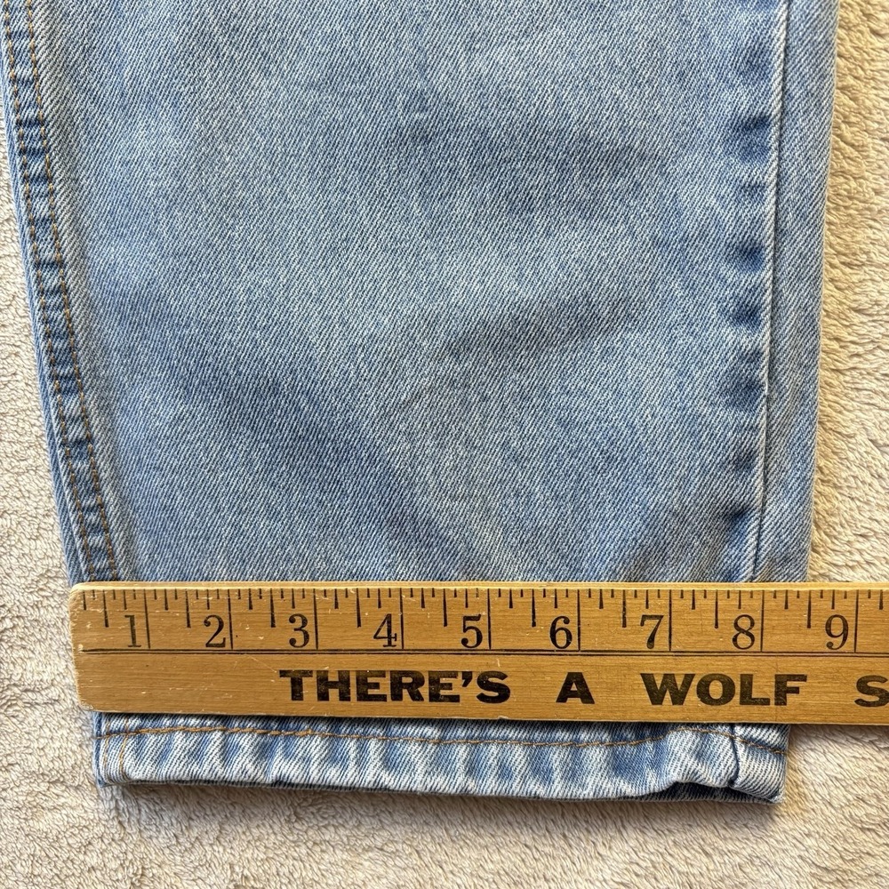 Levis 550 Relaxed Fit Tapered Leg Medium Wash Blue Jeans Mens 34x32 100 Cotton - Picture 5 of 12